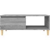 vidaXL Couchtisch Grau Sonoma 90x50x36,5 cm Holzwerkstoff