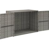 vidaXL-Tuinkast-100x55,5x80-cm-poly-rattan-grijs