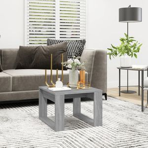 vidaXL - Bijzettafel - Grijs Sonoma Eiken - Bewerkte Hout