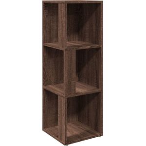 vidaXL-Hoekkast-33x33x100-cm-bewerkt-hout-bruin-eikenkleur