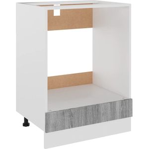 VidaXL-Ovenkast-60x46x81,5-cm-bewerkt-hout-grij - onoma-eikenkleurig