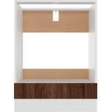 vidaXL Herdumbauschrank Braun Eichen-Optik 60x46x81,5 cm Holzwerkstoff
