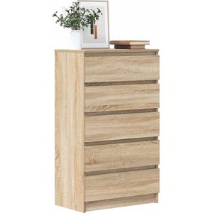 vidaXL Schubladenschrank Sonoma-Eiche 60x36x103 cm Holzwerkstoff