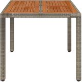 vidaXL-Tuintafel-met-houten-blad-90x90x75-cm-poly-rattan-grijs