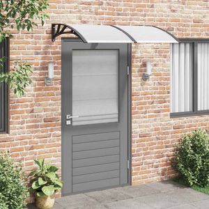 vidaXL - Deurluifel - 150x100 - cm - polycarbonaat - zwart