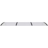 vidaXL Türvordach Schwarz 300x100 cm Polycarbonat