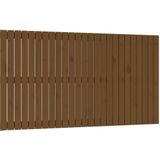 Wand-Kopfteil Honigbraun 159,5x3x90 cm Massivholz Kiefer Vidaxl
