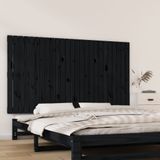 Wand-Kopfteil Schwarz 159,5x3x90 cm Massivholz Kiefer Vidaxl