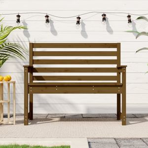 Vidaxl - Gartenbank Honigbraun 109x48x91,5 cm Massivholz Kiefer