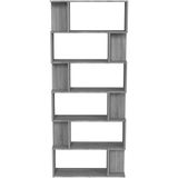 Vidaxl - Bücherregal/Raumteiler Grau Sonoma 80x24x192 cm Holzwerkstoff