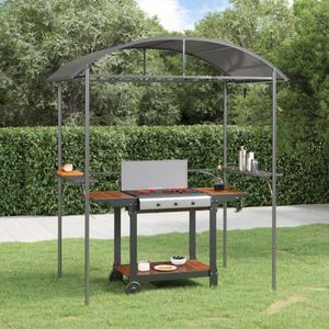 Haba - BBQ Paviljoen - Antraciet - Staal en PC-bord