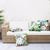 vidaXL - Sierkussens - Meerkleurig - Polyester - Set van 4