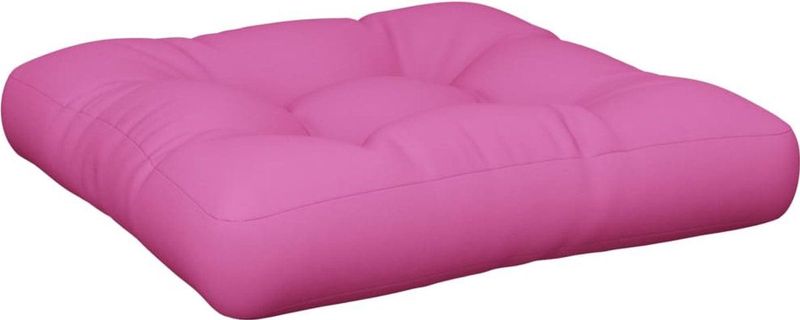 Palettenkissen Rosa 60x60x12 cm Stoff vidaXL