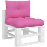 vidaXL Palettenkissen 2 Stk. Rosa Oxford-Gewebe