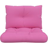 vidaXL Palettenkissen 2 Stk. Rosa Oxford-Gewebe
