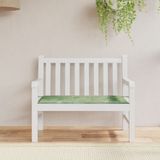 vidaXL Gartenbank-Auflage Blattmuster 120x50x4 cm Oxford-Gewebe