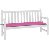 vidaXL Tuinbankkussen 150x50x3 cm oxford stof roze