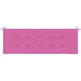 vidaXL Tuinbankkussen 150x50x3 cm oxford stof roze