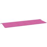 vidaXL Gartenbank-Auflage Rosa 150x50x4 cm Oxford-Gewebe