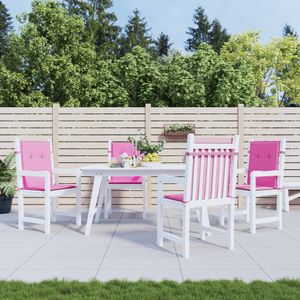 VidaXL-Stoelkussens-4-st-lage-rug-stof-roze