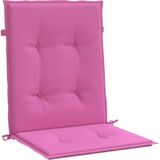 vidaXL Niedriglehner-Auflagen 6 Stk. Rosa Stoff