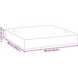 Palettenkissen Anthrazit 60x60x8 cm Oxford-Gewebe Vidaxl