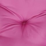 vidaXL Tuinbankkussen 110x50x7 cm stof roze
