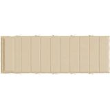 vidaXL Ligbedkussen - Beige - Oxford Stof - 180x60x4 cm