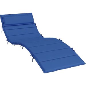 vidaXL Ligbedkussen 180x60x4 cm oxford stof koningsblauw