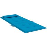 vidaXL - Stoelkussens - 4 - st - hoge - rug - oxford - stof - lichtblauw