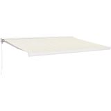Vidaxl - Markise Einziehbar Creme 4x3 m Stoff und Aluminium