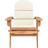 Adirondack-Gartenstuhl mit Kissen Massivholz Akazie Vidaxl