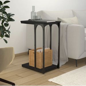 vidaXL Beistelltisch Schwarz 40x30x60 cm Holzwerkstoff