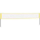 vidaXL-Badmintonnet-600x155-cm-PE-stof-geel-en-zwart