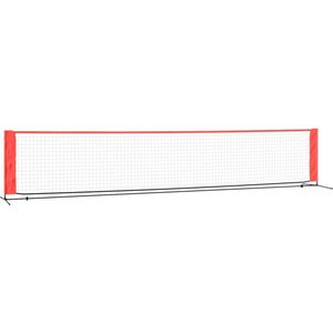 vidaXL-Tennisnet-500x100x87-cm-polyester-zwart-en-rood