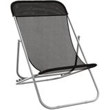 Strandstühle 2 Stk. Textilene & Pulverbeschichteter Stahl Vidaxl