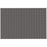 Verzwaringsdeken - Grijs - Korte Floss-Stof en Geborstelde Stof