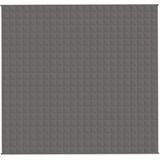 vidaXL - Verzwaringsdeken - Grijs - Stof - 220x230 cm - 15 kg