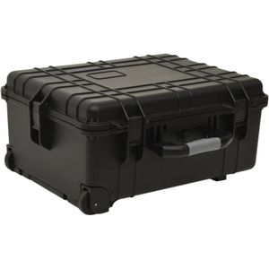 VidaXL-Flightcase-op-wieltjes-58x45x27-cm-PP-zwart