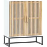 vidaXL Sideboard Weiß 60x30x75 cm Holzwerkstoff
