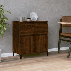 vidaXL - Dressoir - Bruin - Bewerkte Hout - 2 Lades en 2 Deuren
