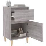 Nachttisch Grau Sonoma 40x35x70 cm Vidaxl
