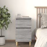 Nachttisch Grau Sonoma 40x35x70 cm Vidaxl