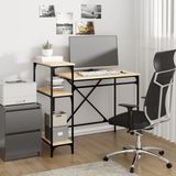 Vidaxl - Schreibtisch mit Regal Sonoma-Eiche 105x50x90 cm Holzwerkstoff