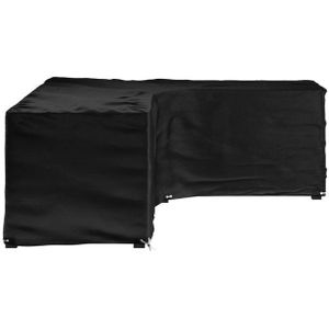 vidaXL Gartenmöbel-Schutzhülle, Gartenmöbel-Abdeckung in L-Form 16 Ösen 260x210x80 cm