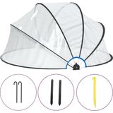 vidaXL - Zwembadoverkapping - rond - 315x158 - cm - PVC
