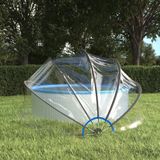 vidaXL - Zwembadoverkapping - rond - 376x188 - cm - PVC
