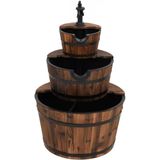 vidaXL - Waterfontein - met - pomp - 60x60x94 - cm - massief - vurenhout
