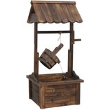vidaXL - Wensfontein - Massief Vurenhout - 57x50x112 cm