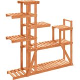 vidaXL Blumenständer 110x25x111 cm Massivholz Tanne